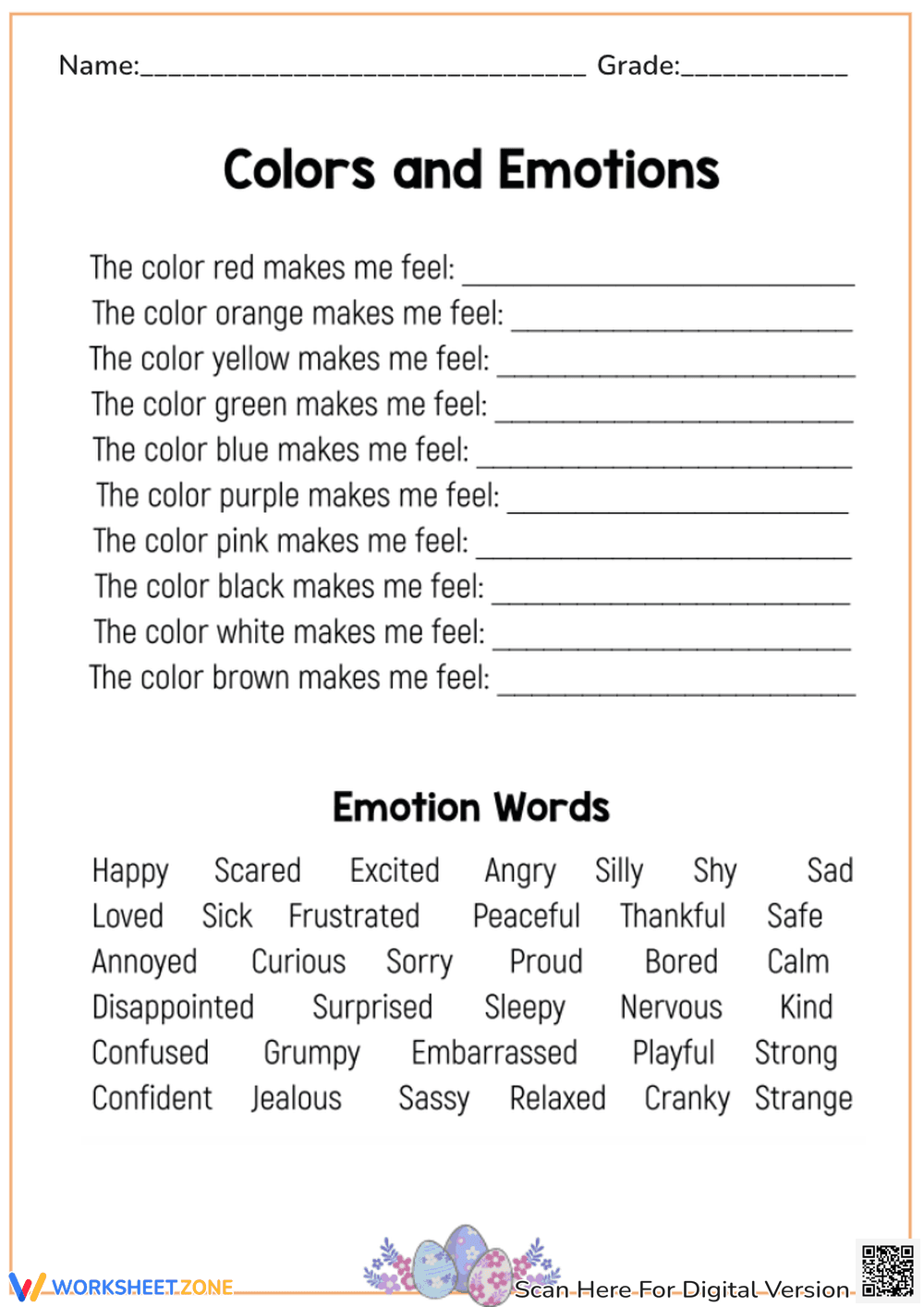 Colors and Emotions - Page 1