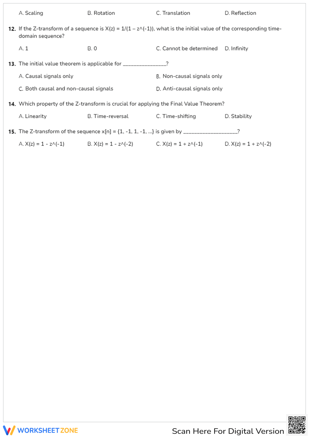 Z TRANSFORM - Page 2