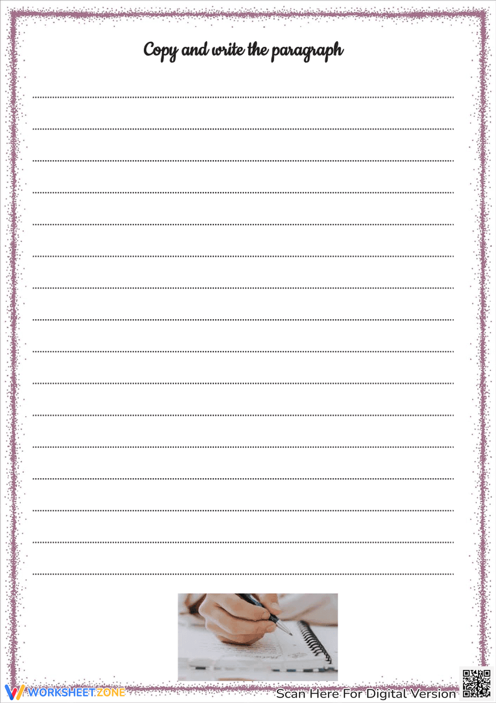 Reflective Adults Handwriting Practice - Page 2