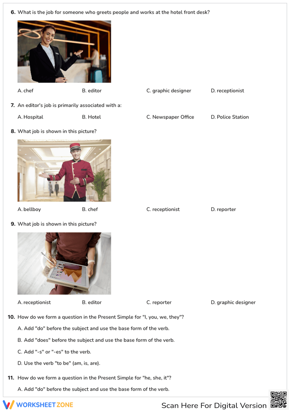 Destination A1: Unit 2b - First day on the job - Page 2