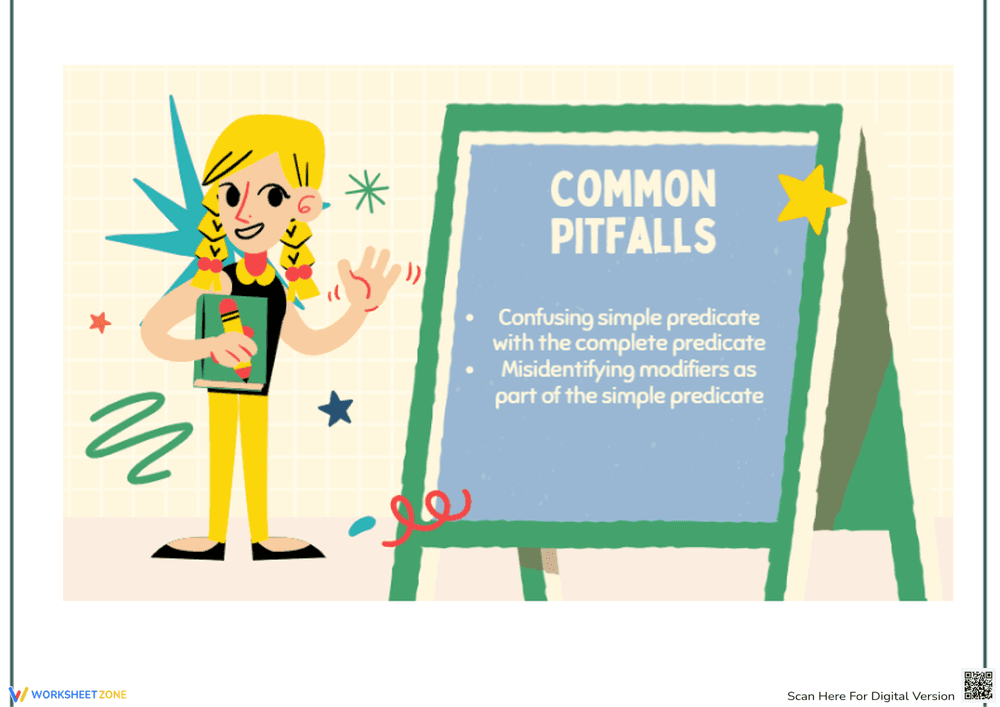 Common Pitfalls in Identifying Predicates Worksheet - Page 1