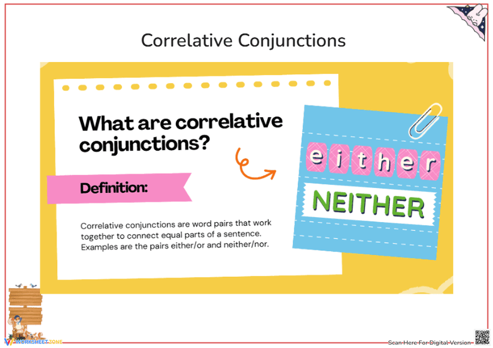 What Are Correlative Conjunctions? - Page 1