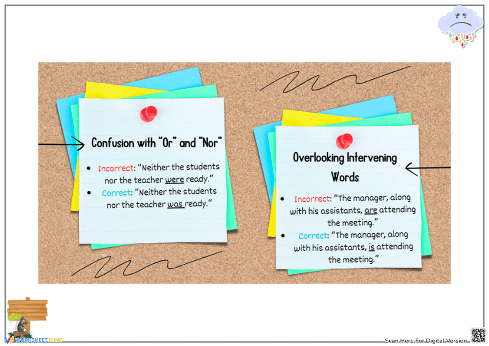 Common Errors with Compound Subjects - Page 1