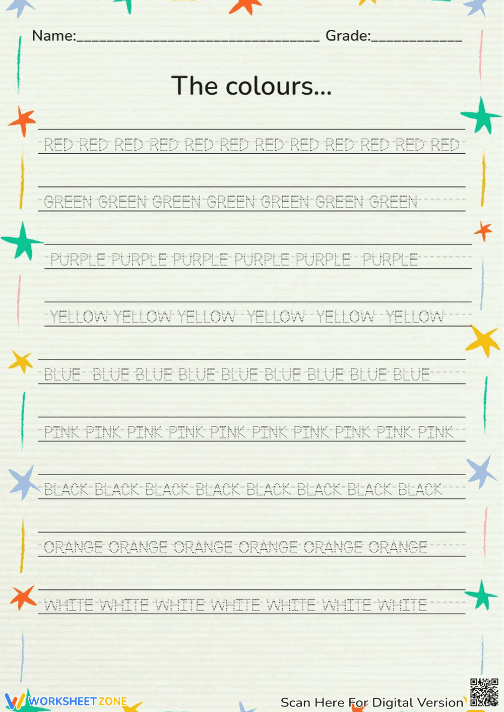 The colours - Page 1