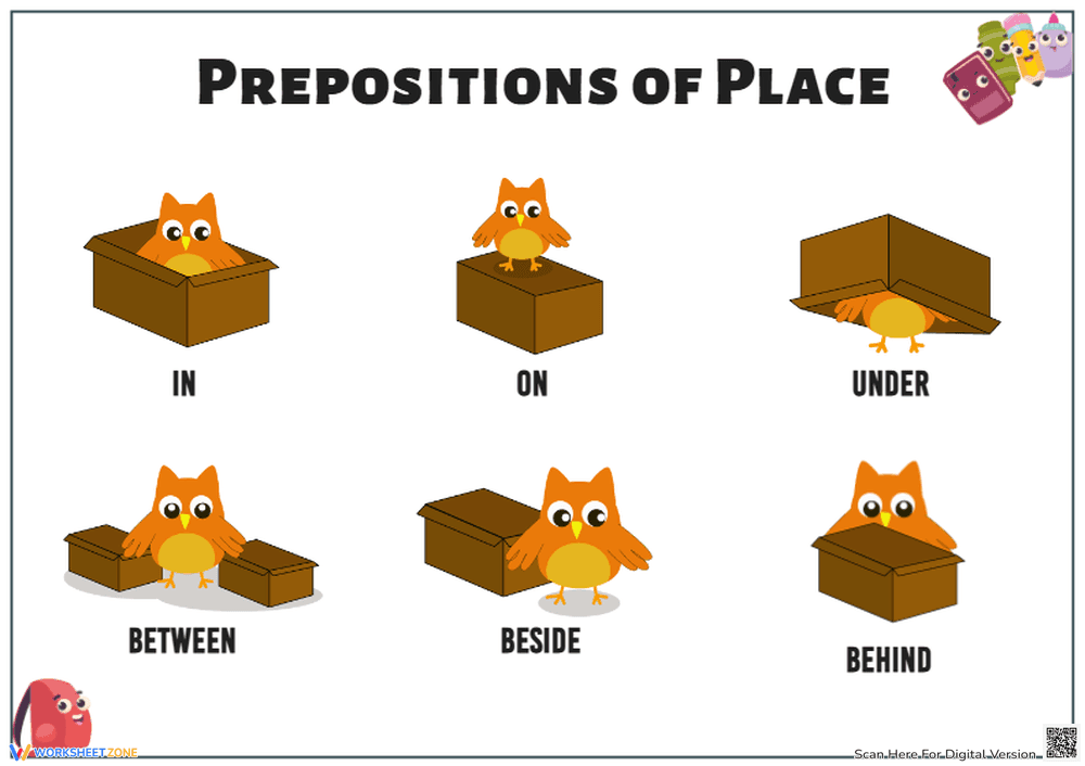 Prepositions of Place - Page 1