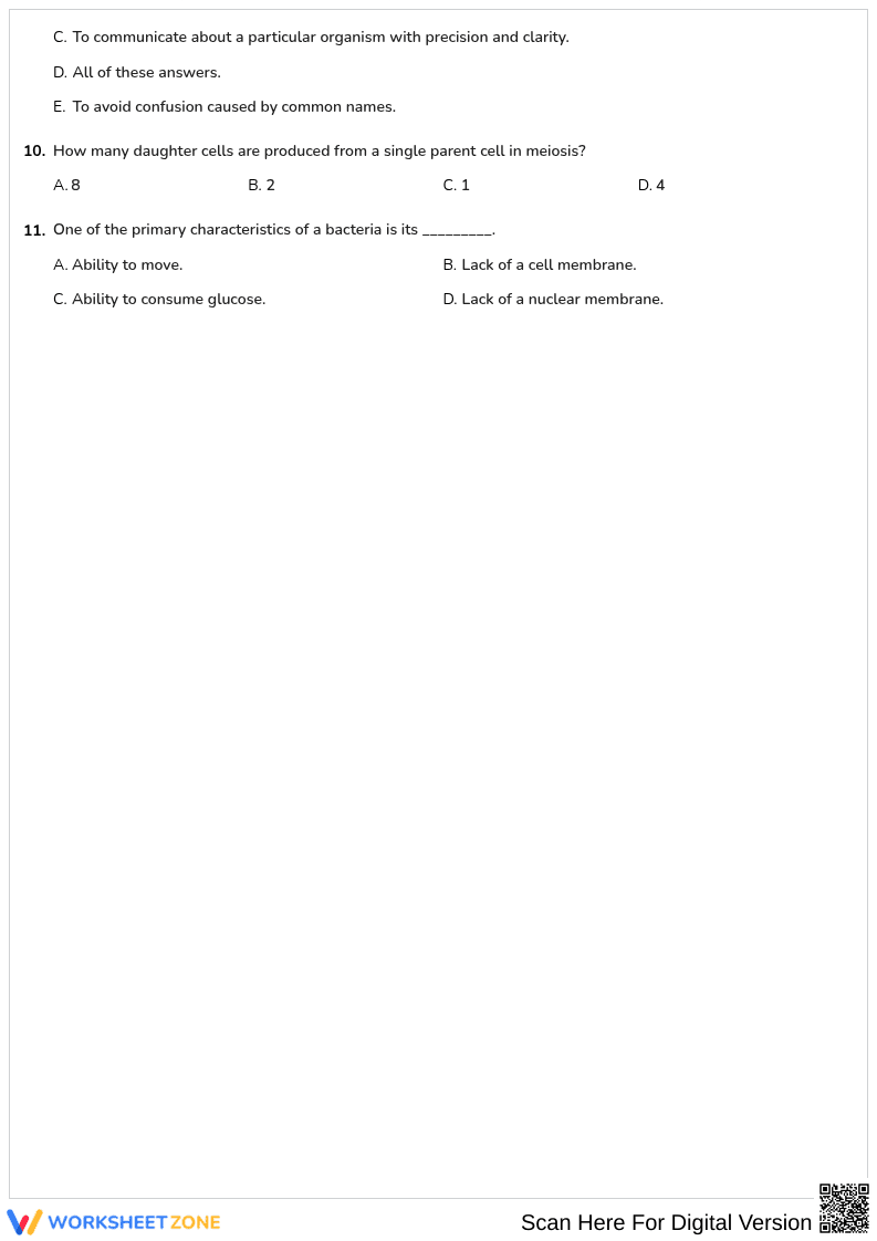 ASVAB Cellular Biology Study Guide - Page 2