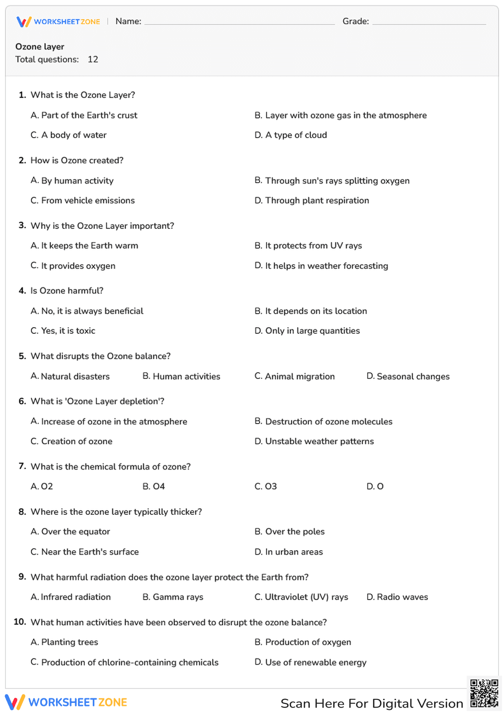 Ozone layer - Page 1