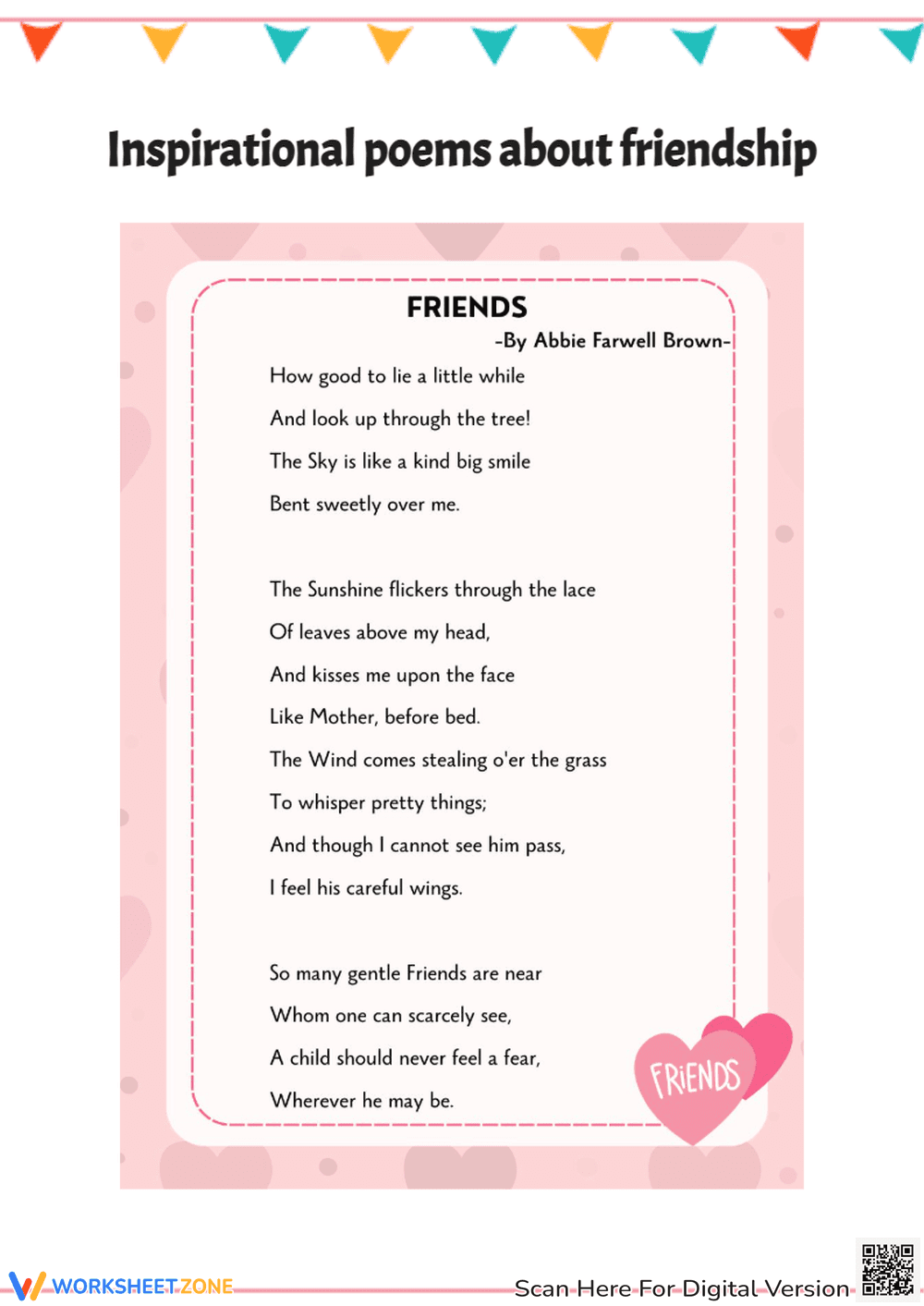 Friends - Poems About Friendship - Page 1