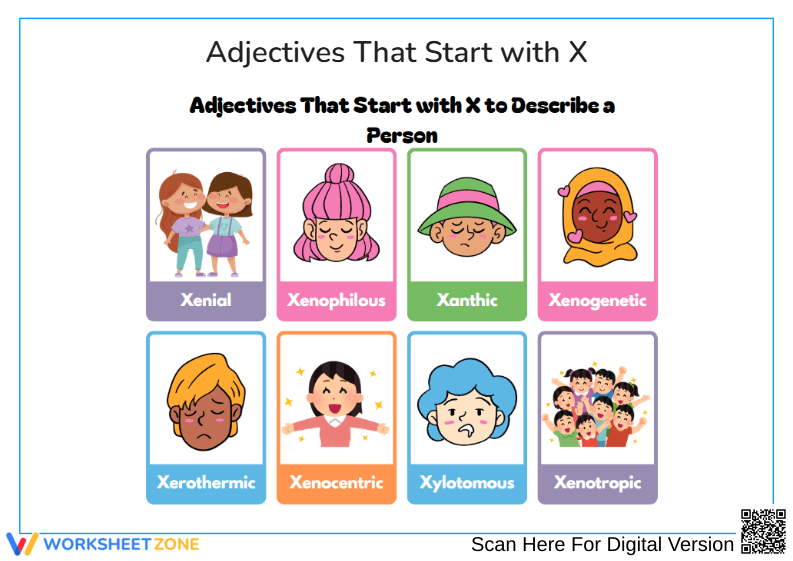 Adjectives That Start with X to Describe a Person - Page 1