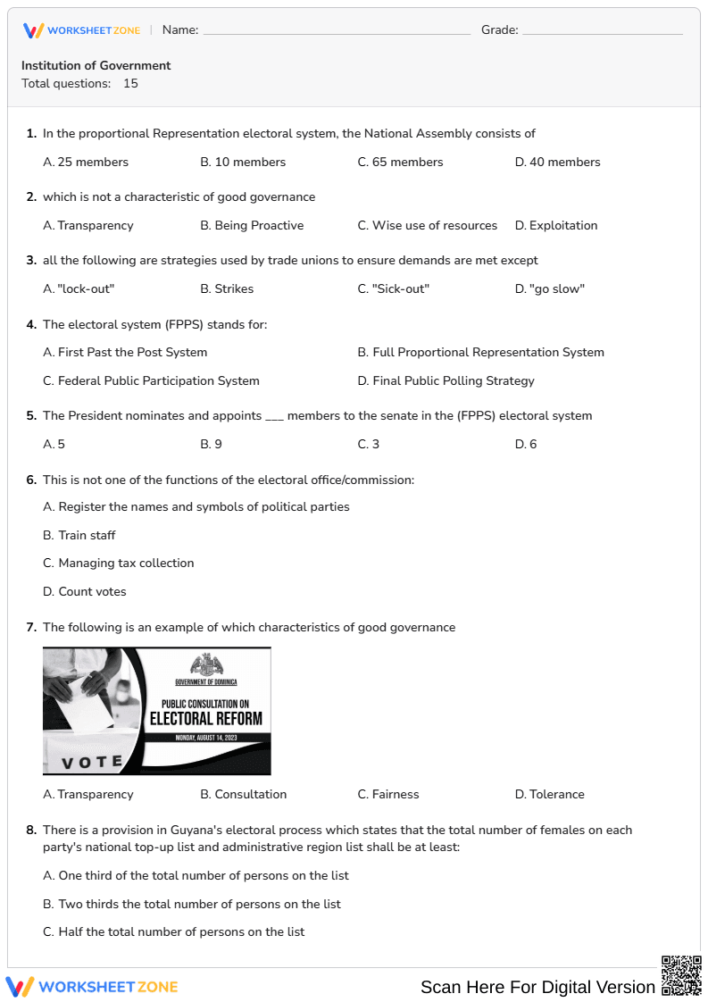 Institution of Government - Page 1