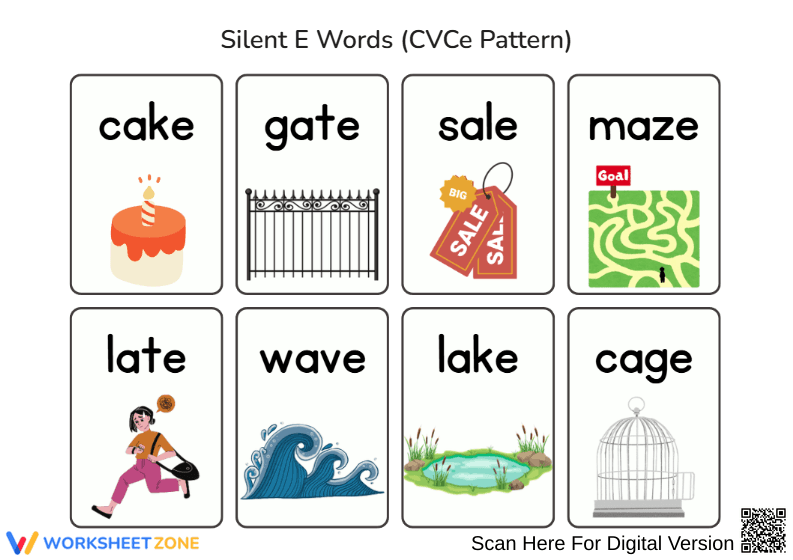 Long A Words List - Page 1