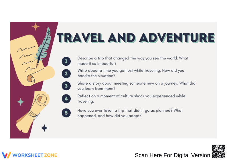 Travel and Adventure Writing Prompts for Exploration - Page 1