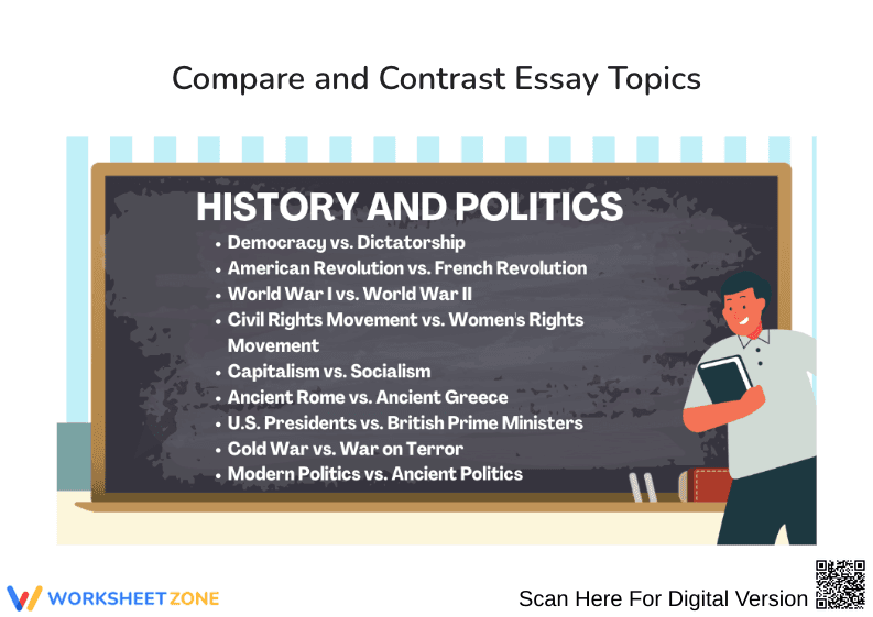 History and Politics Compare and Contrast Essay Topics - Page 1