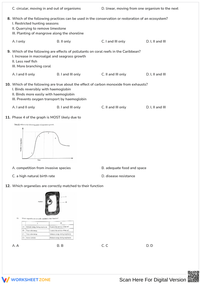 CSEC Biology Jan 2023 P1 - Page 2