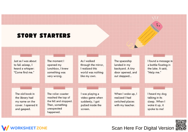 Story Starters for Creative Writing - Page 1
