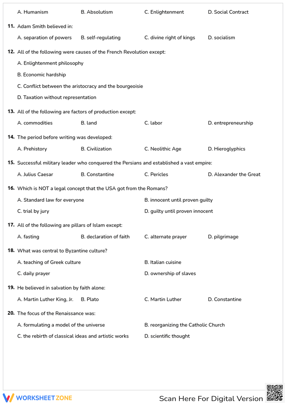 World History: Renaissance to Revolutions - Page 2