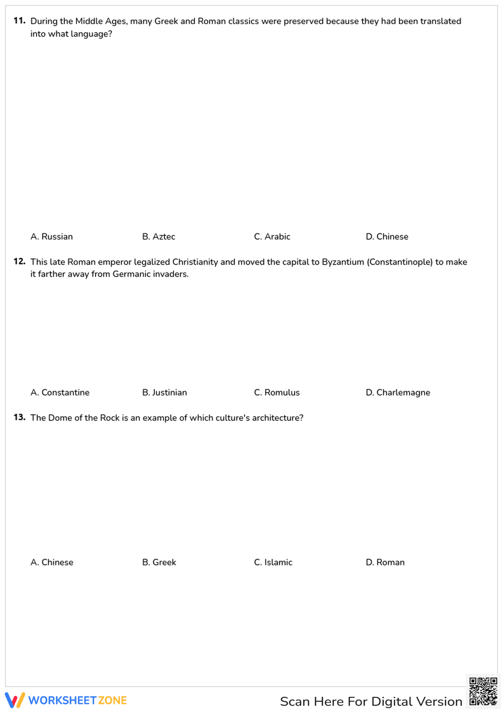 World Cultures and Religions Quiz - Page 4