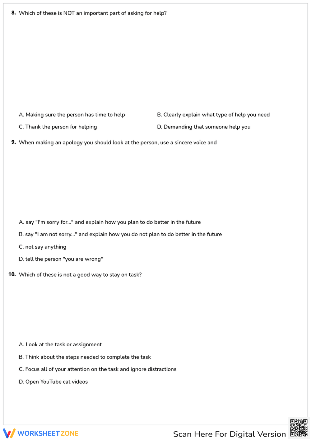 Social Skills - Page 3