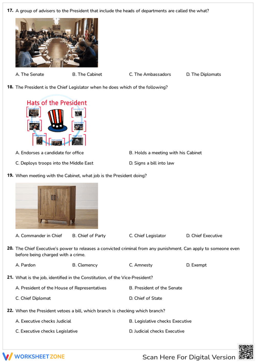 Executive Branch and Presidential Powers - Page 3