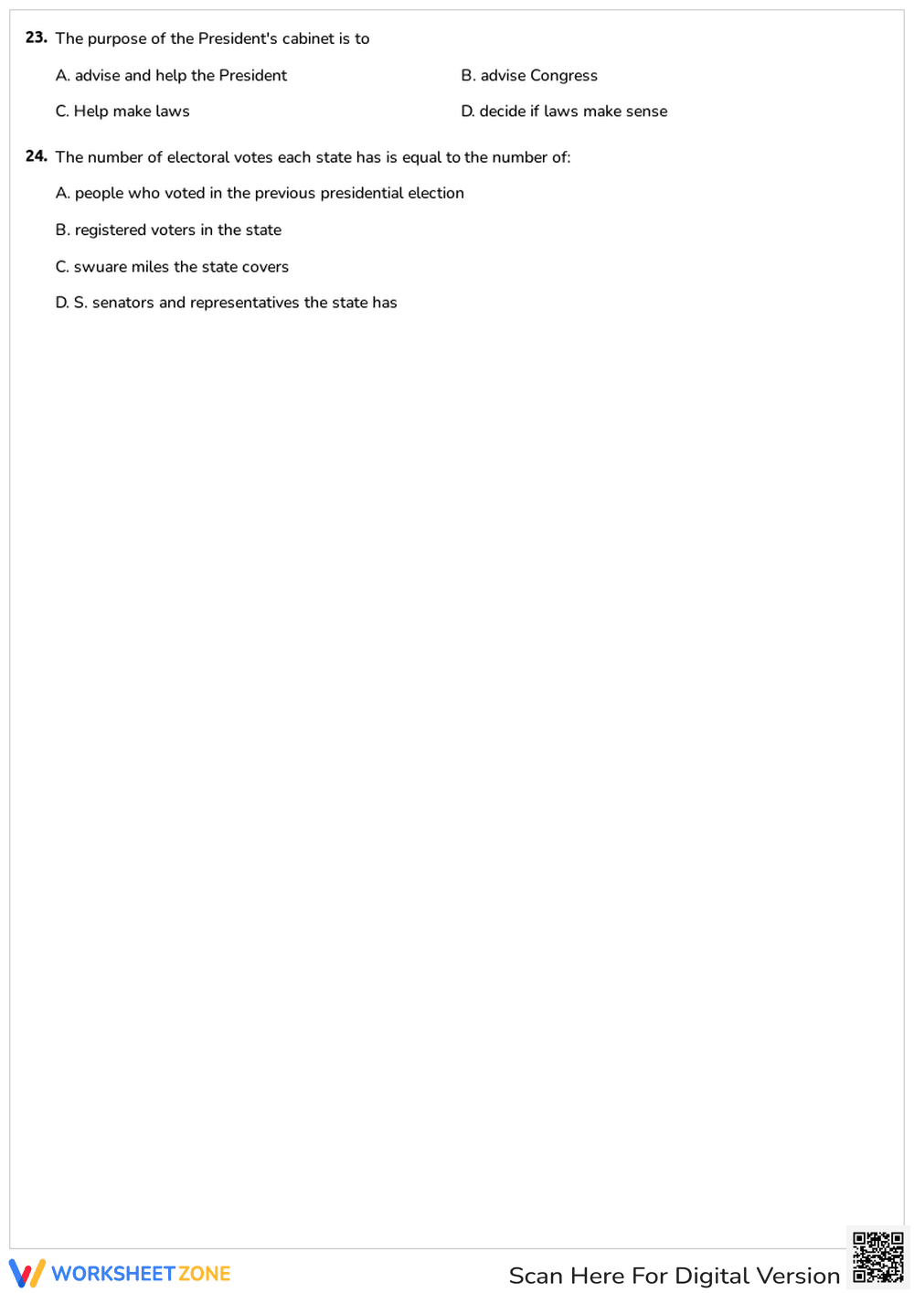 Executive Branch and Presidential Powers - Page 4