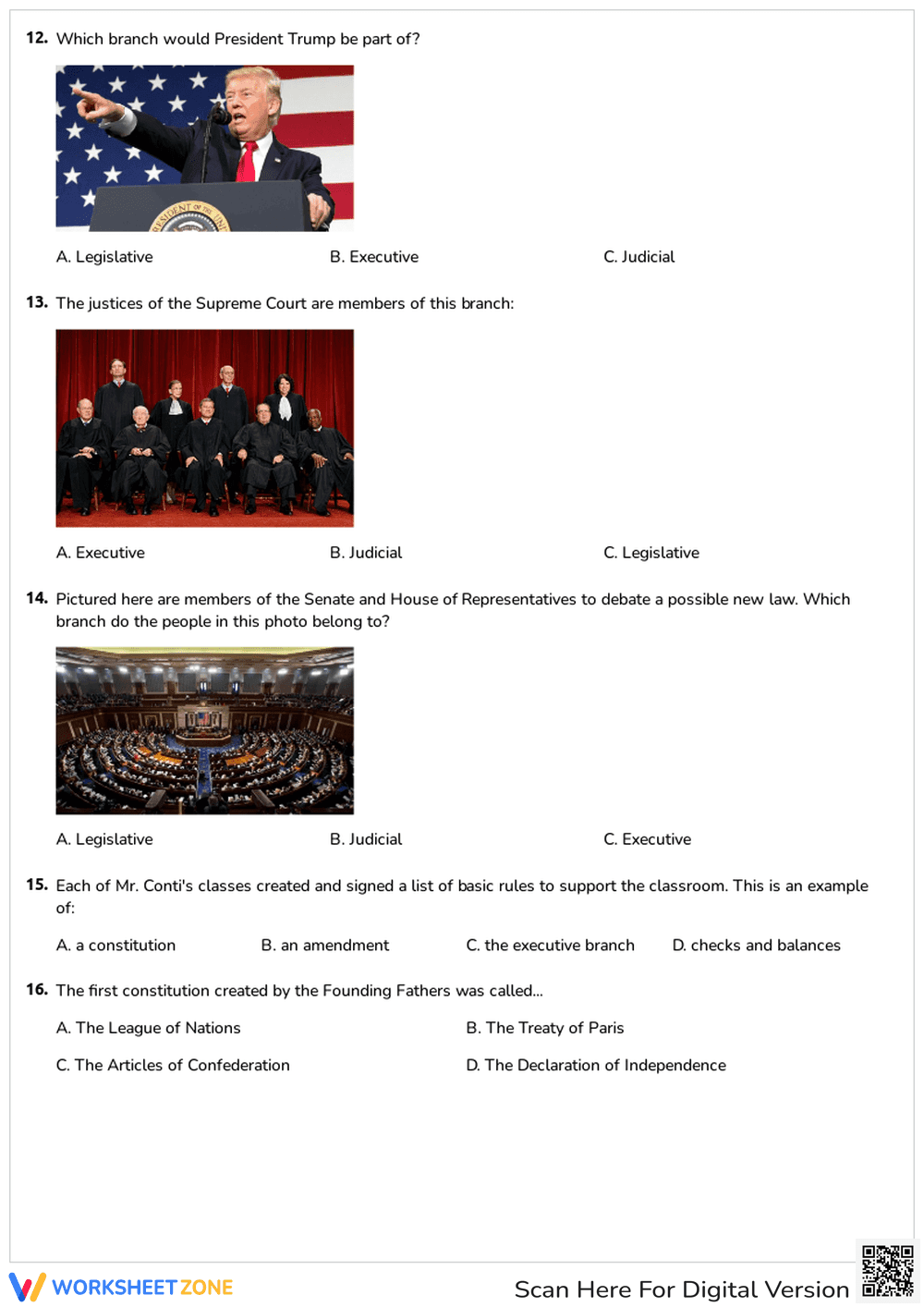 The Constitution: Vocabulary - Page 2