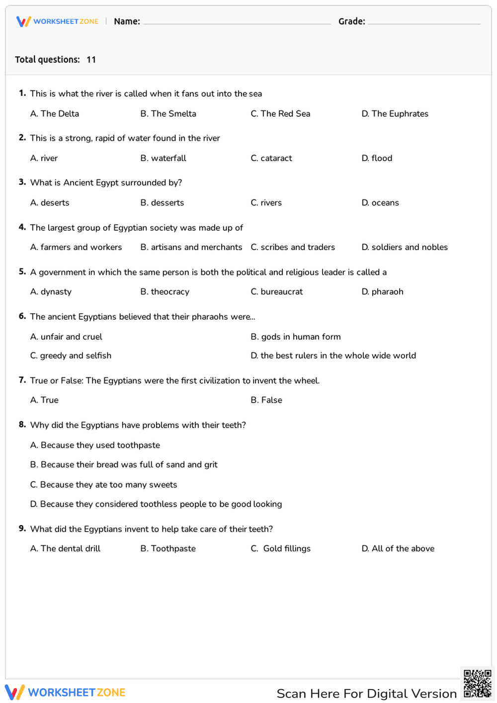 Ancient Egyptian - Page 1