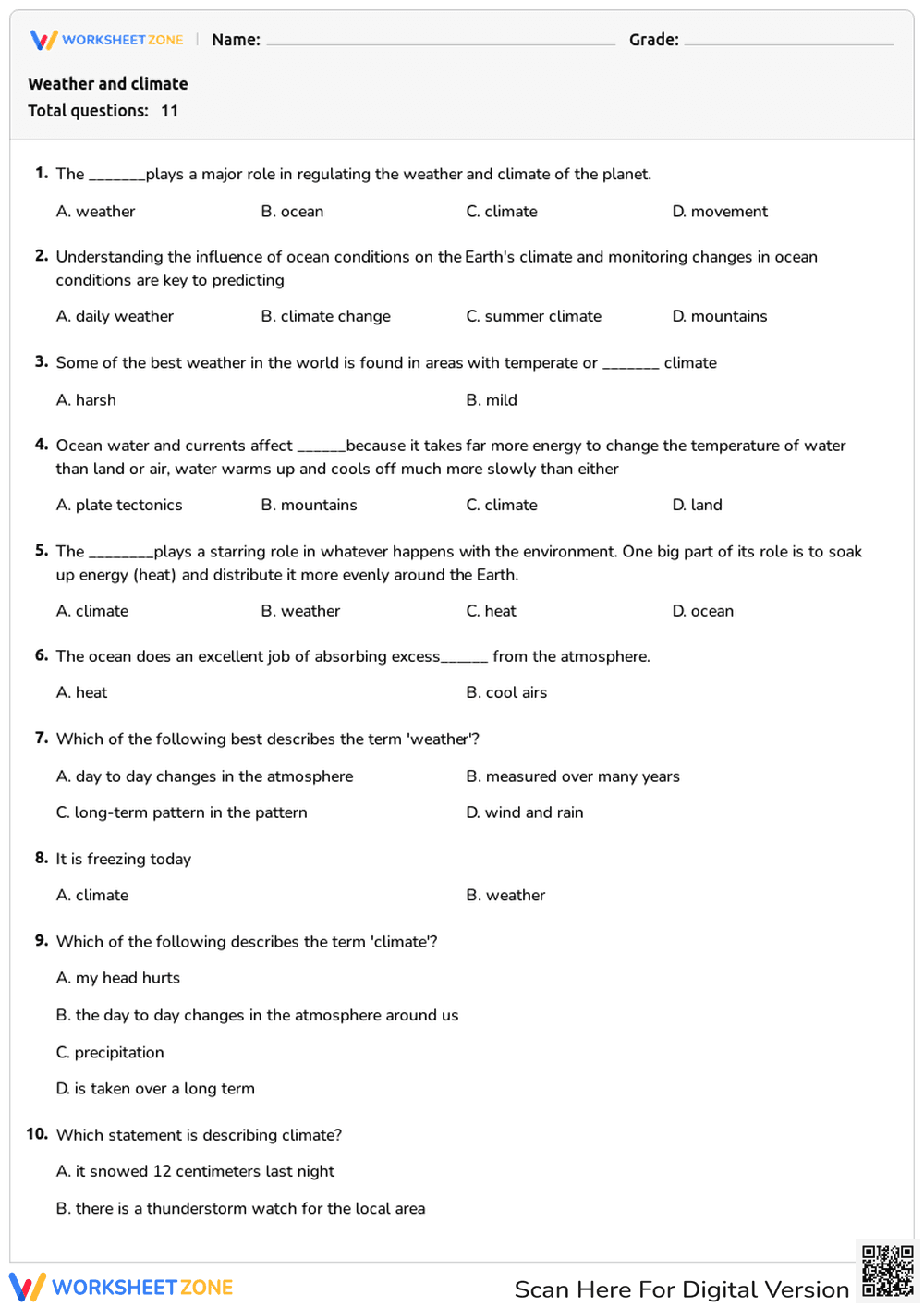 Weather and climate - Page 1