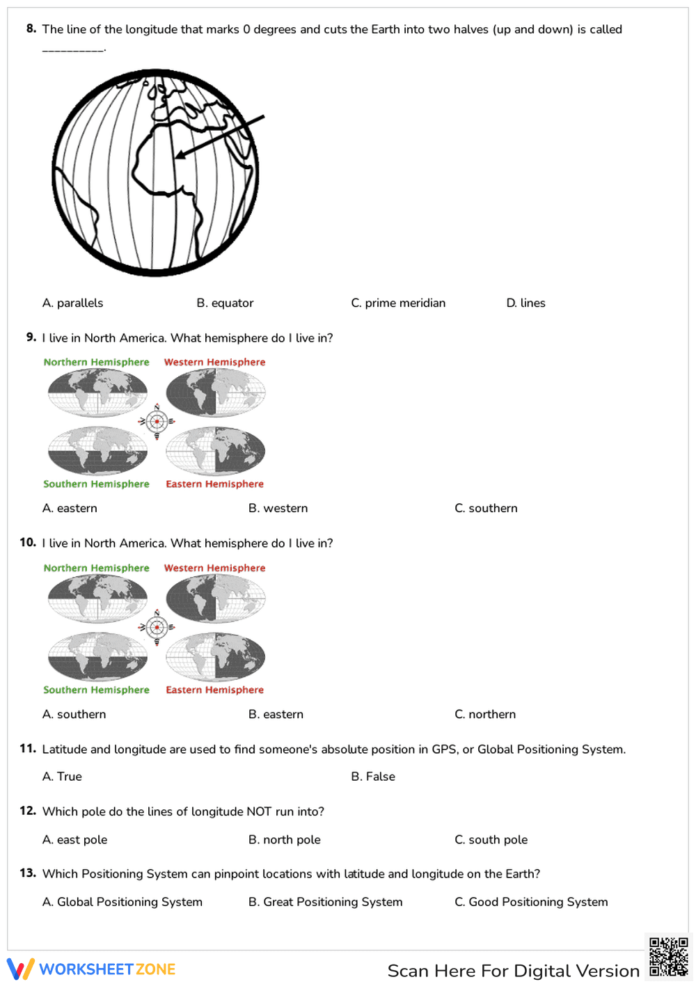 Latitude and Longitude - Page 3