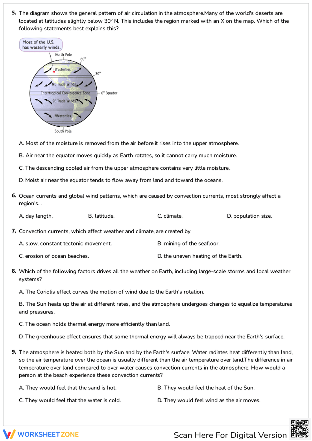 Atmospheric Circulation Patterns Quiz - Page 2