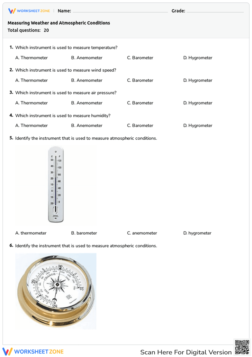 Measuring Weather and Atmospheric Conditions - Page 1