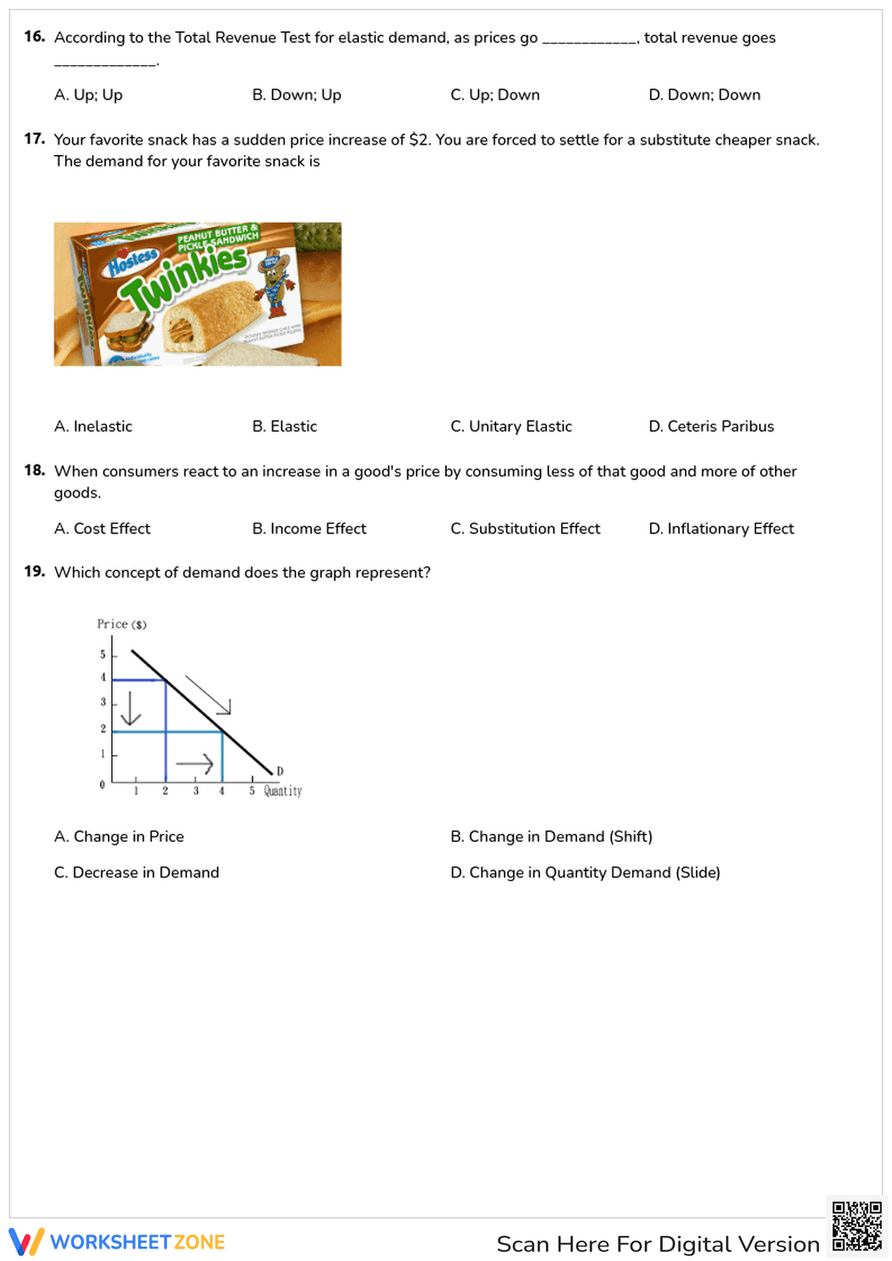 Law of Demand Quiz - Page 6