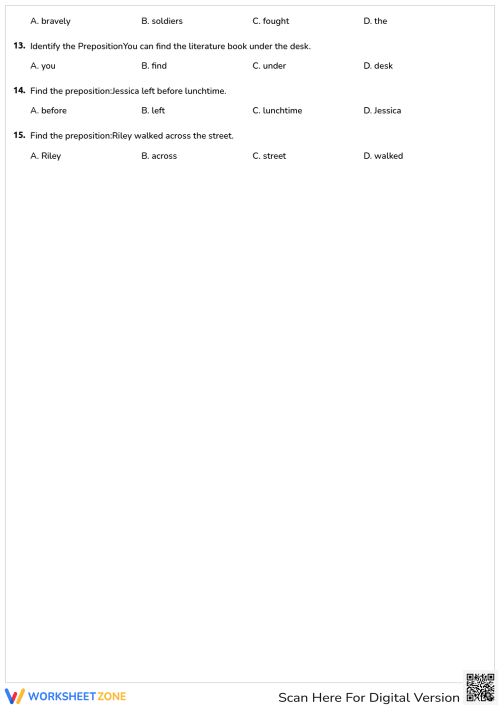 Nouns, Verbs, and Adjectives Practice - Page 3