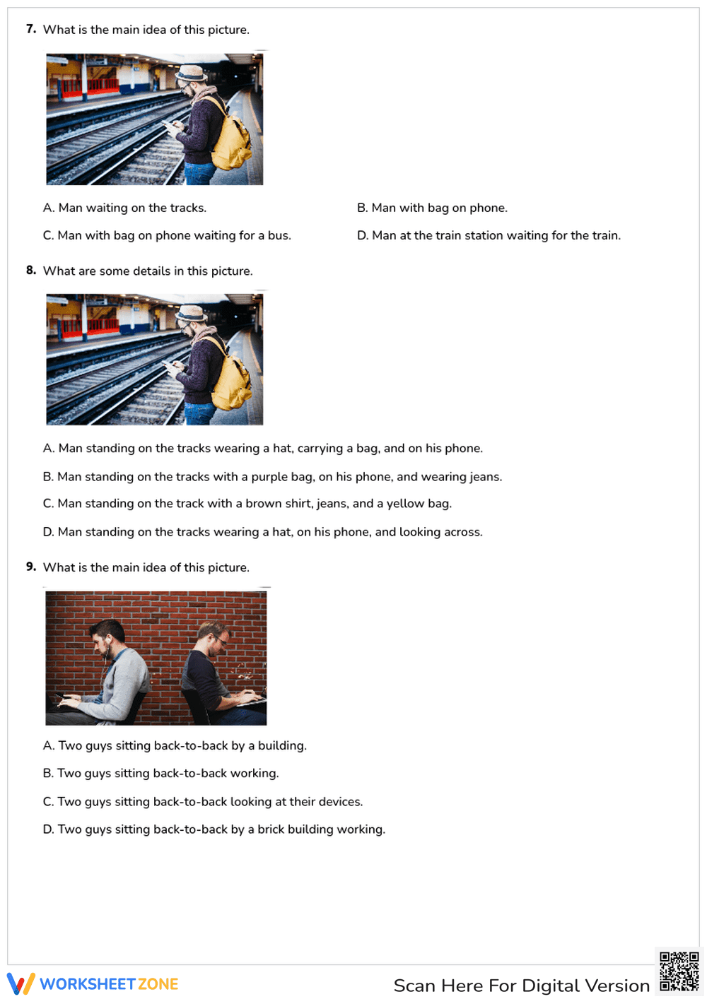 Main Idea Quiz: Identifying Central Themes - Page 3