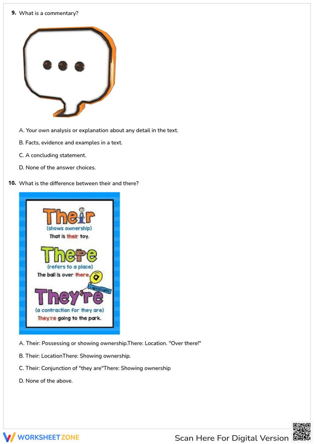 Supporting Details Quiz: Identifying Main Ideas - Page 3