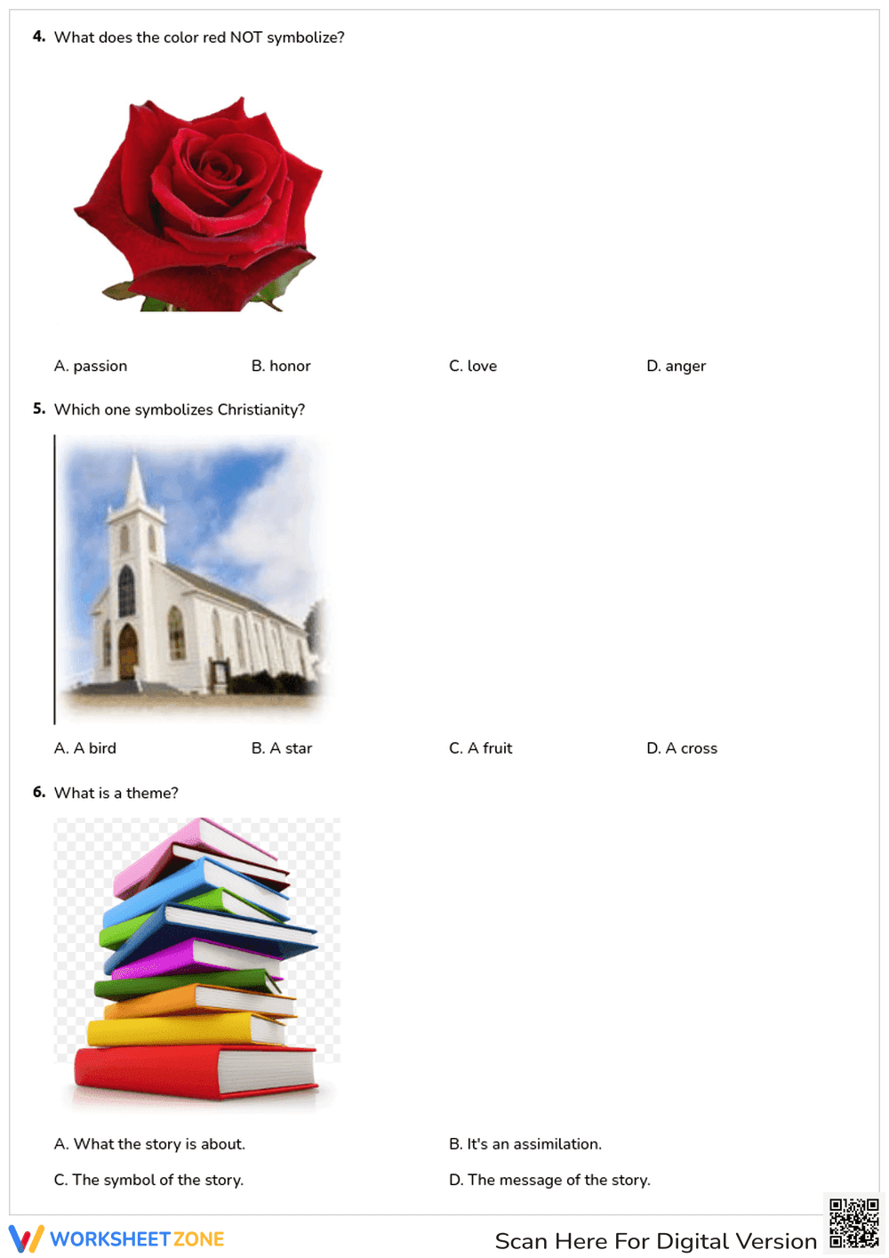 Symbolism and Theme Quiz: Interpreting Meaning - Page 2