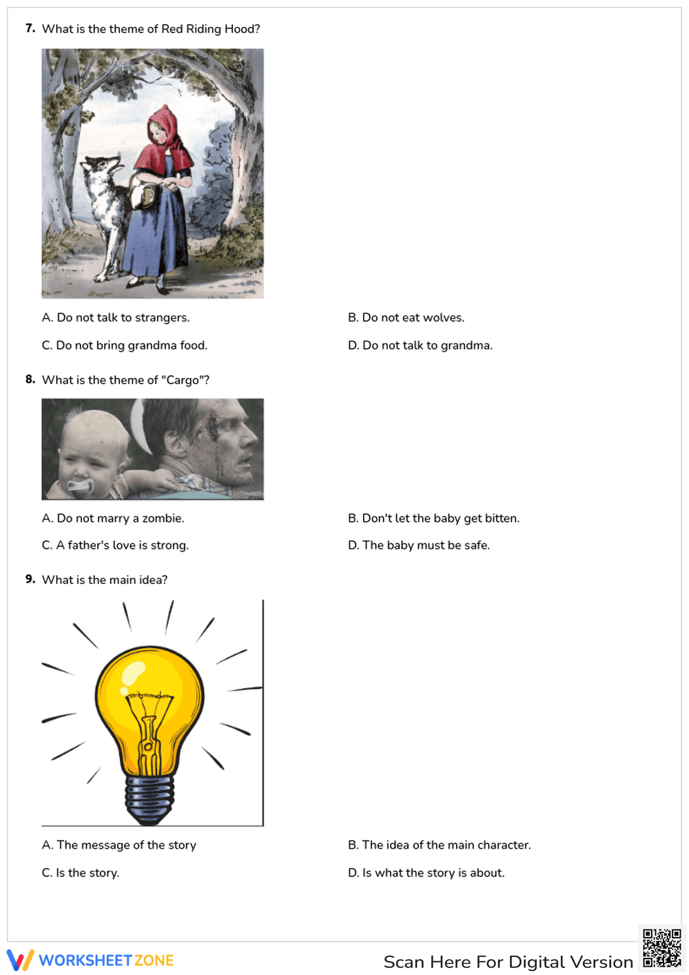 Symbolism and Theme Quiz: Interpreting Meaning - Page 3