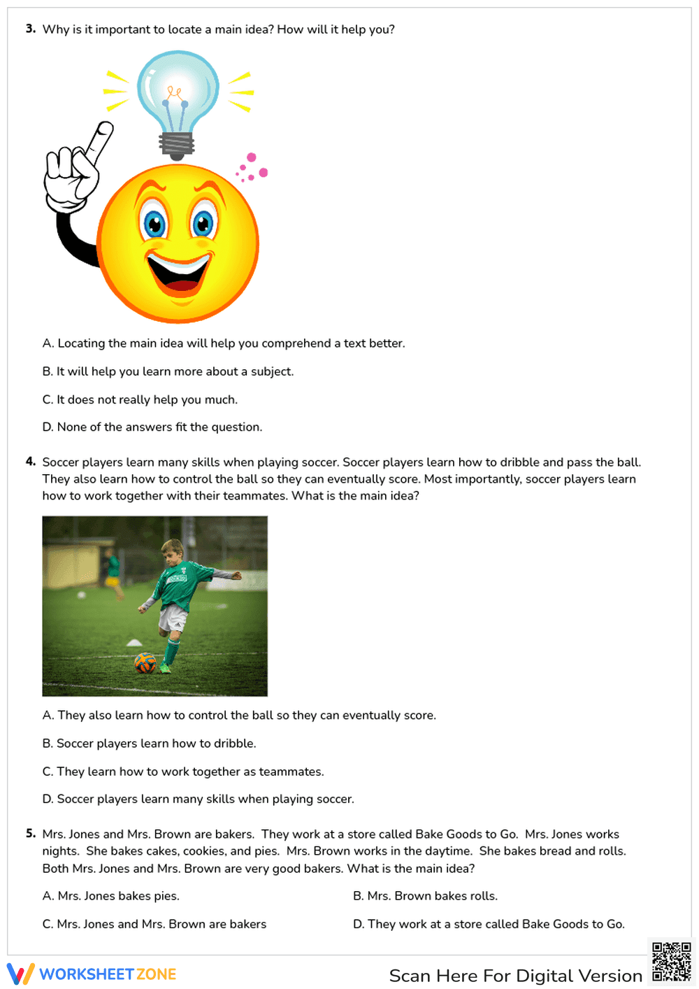 GED Main Idea: Identifying Supporting Details - Page 2