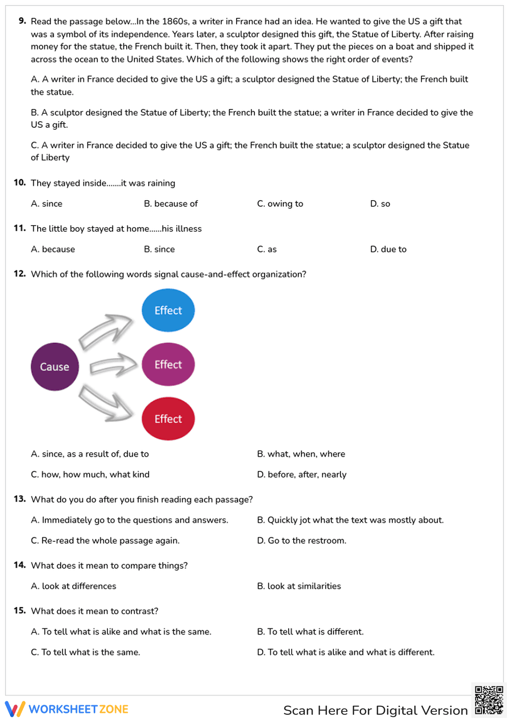 Review of Reading Strategies: Comprehension and Analysis - Page 2