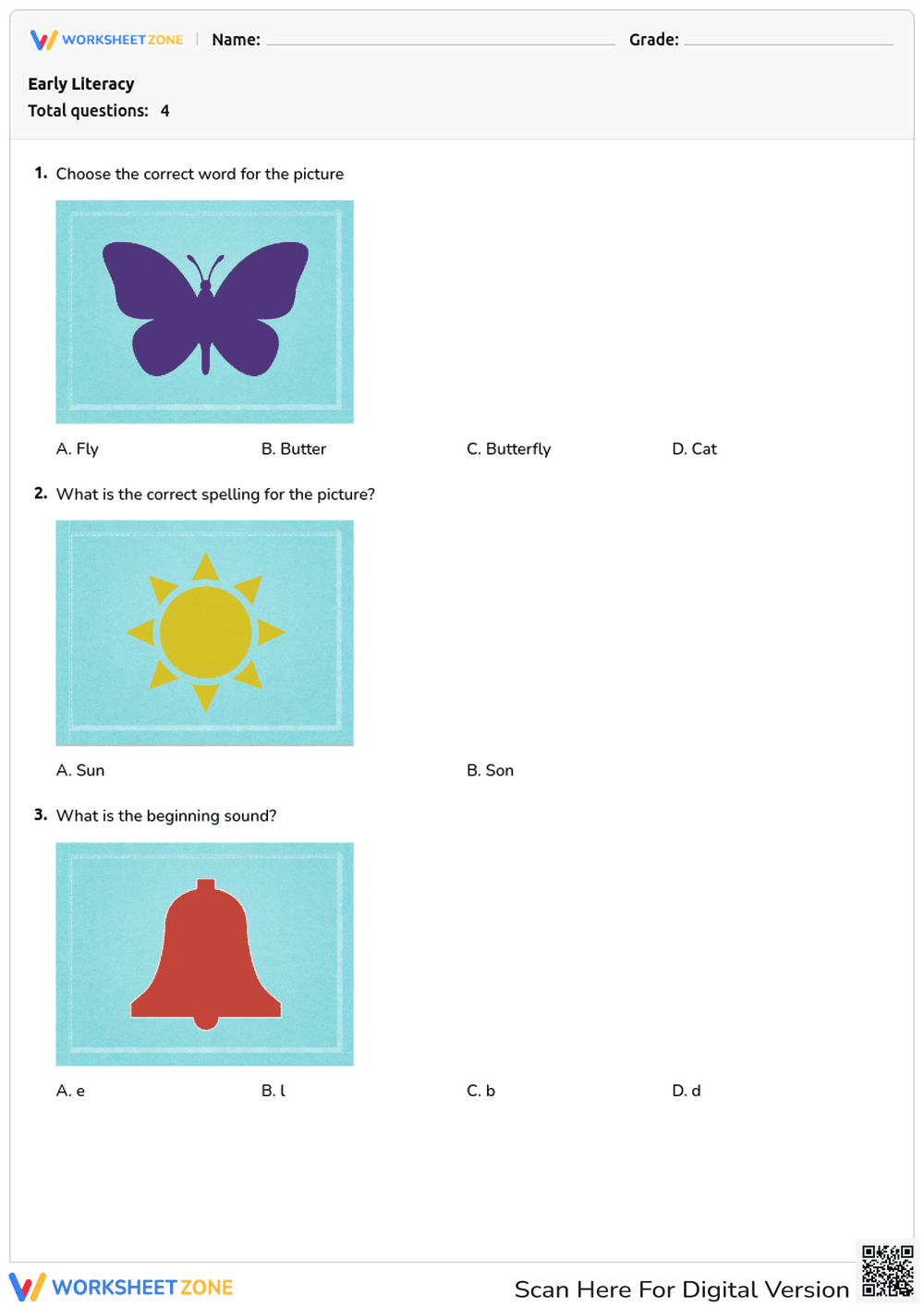 Early Literacy - Page 1