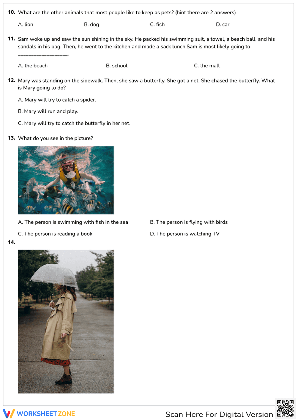 Reading Comprehension - Page 2