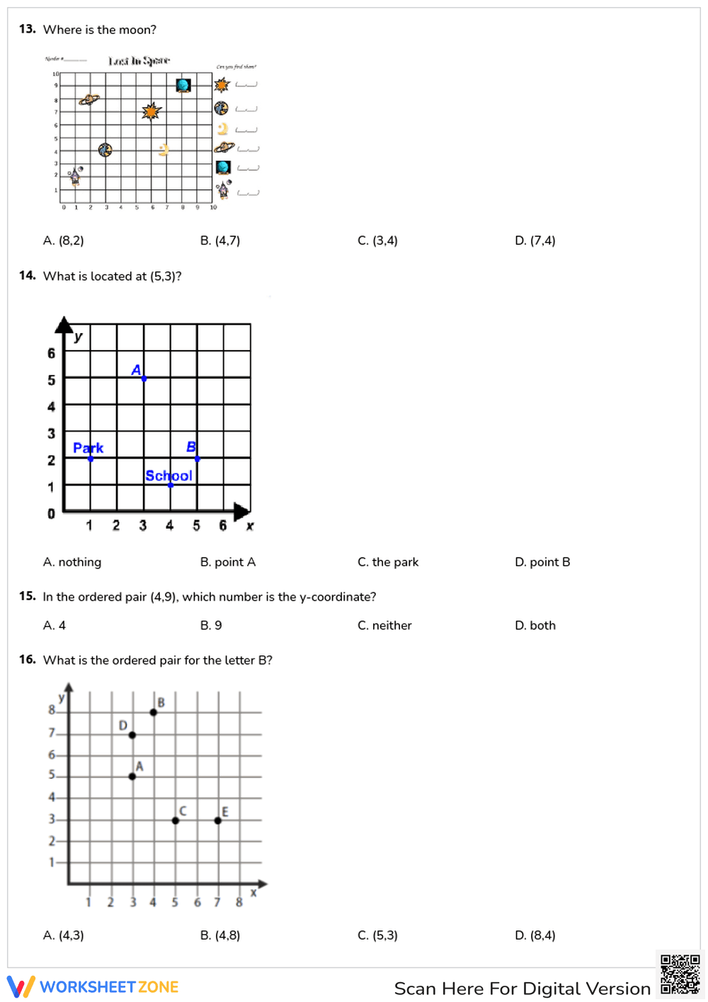 Coordinate Planes - Page 4