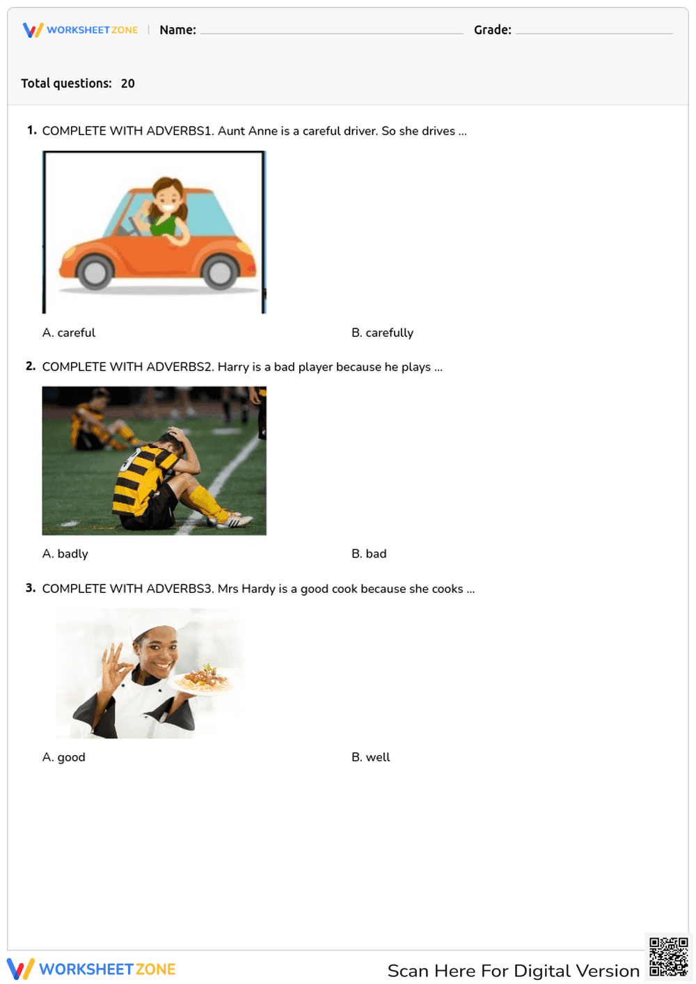 ADVERBS:REVISION - Page 1