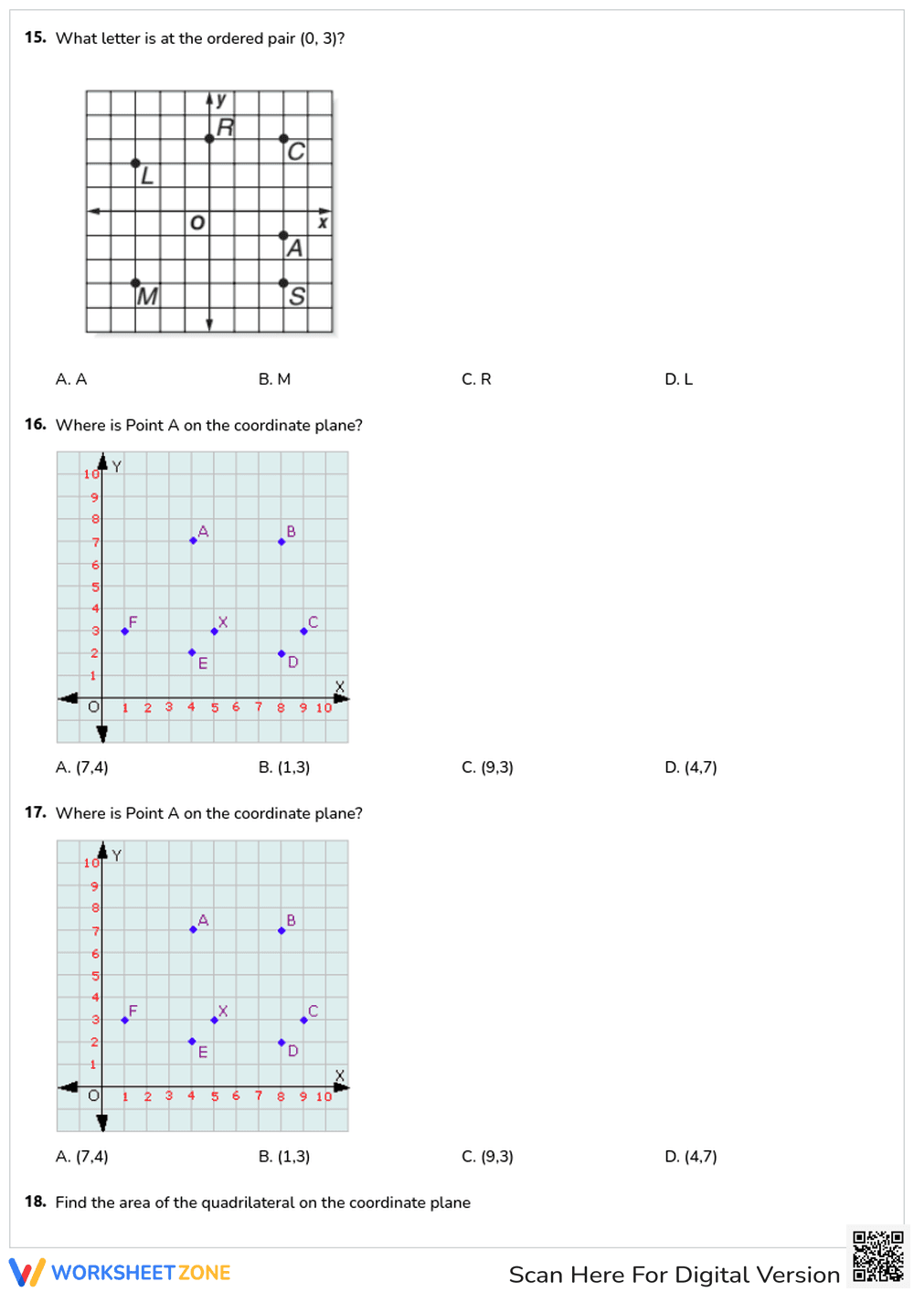 Graphing Coordinates - Page 3