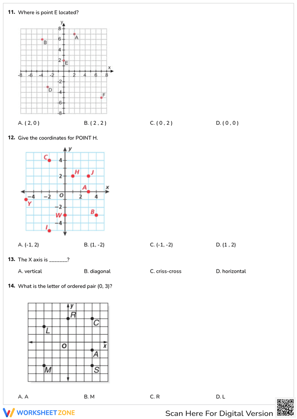 Graphing Coordinates - Page 2
