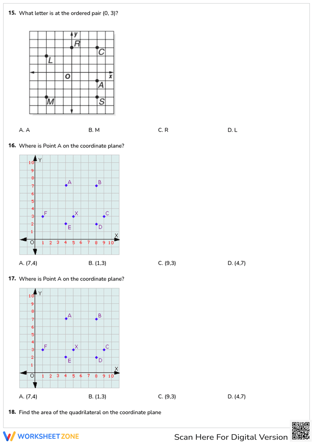 Graphing Coordinates - Page 3