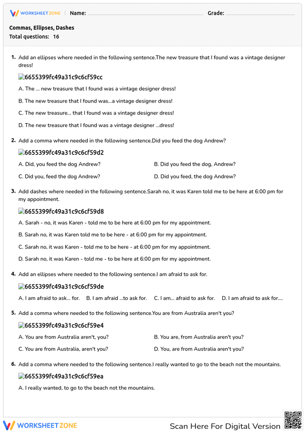 Commas, Ellipses, Dashes - Page 1