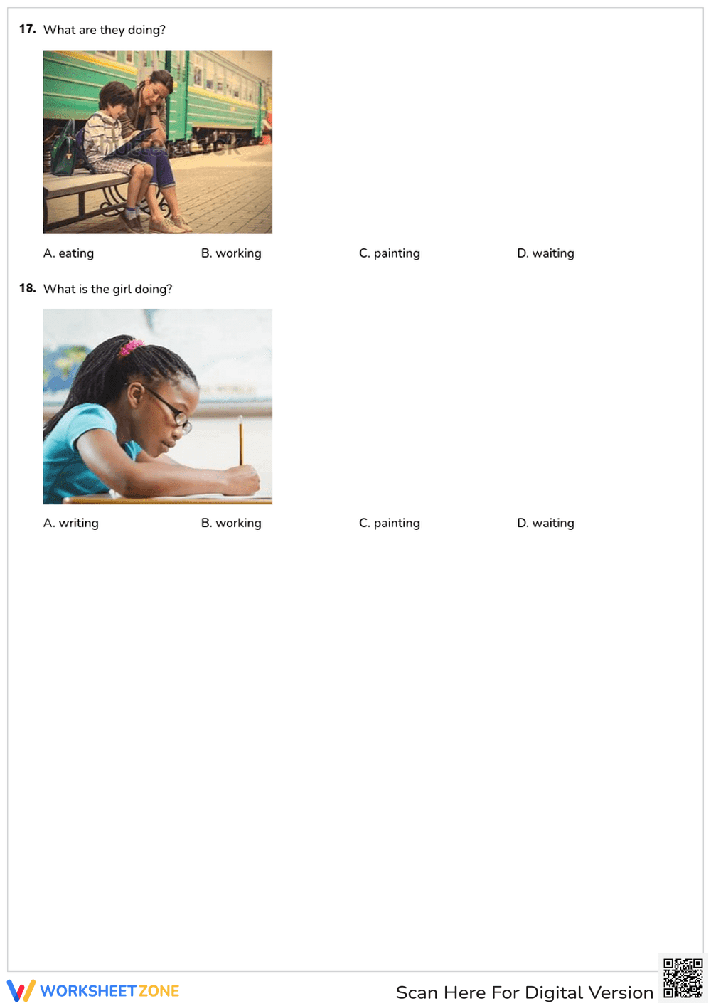 Identifying Action Verbs - Page 7