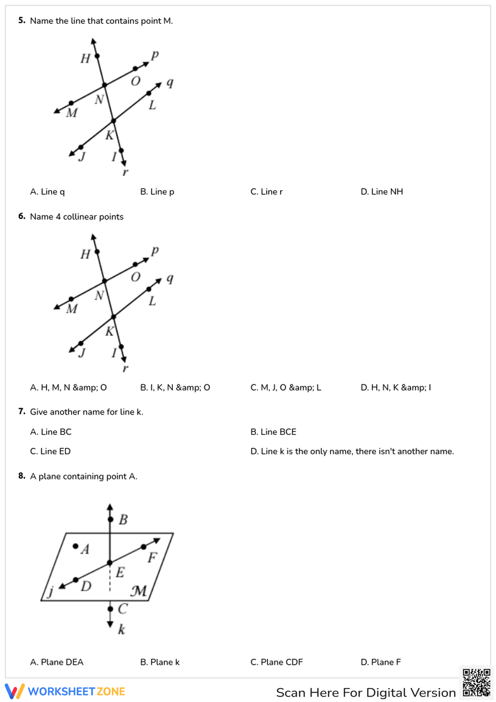 Understanding Points, Lines & Planes - Page 2