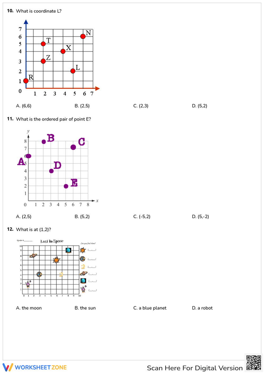 Coordinate Planes - Page 3