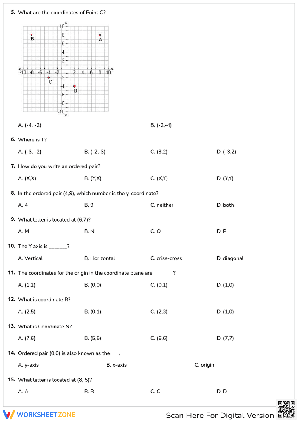 Coordinate Plane - Page 2